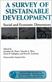 Survey of Sustainable Development, A: Social And Economic Dimensions
